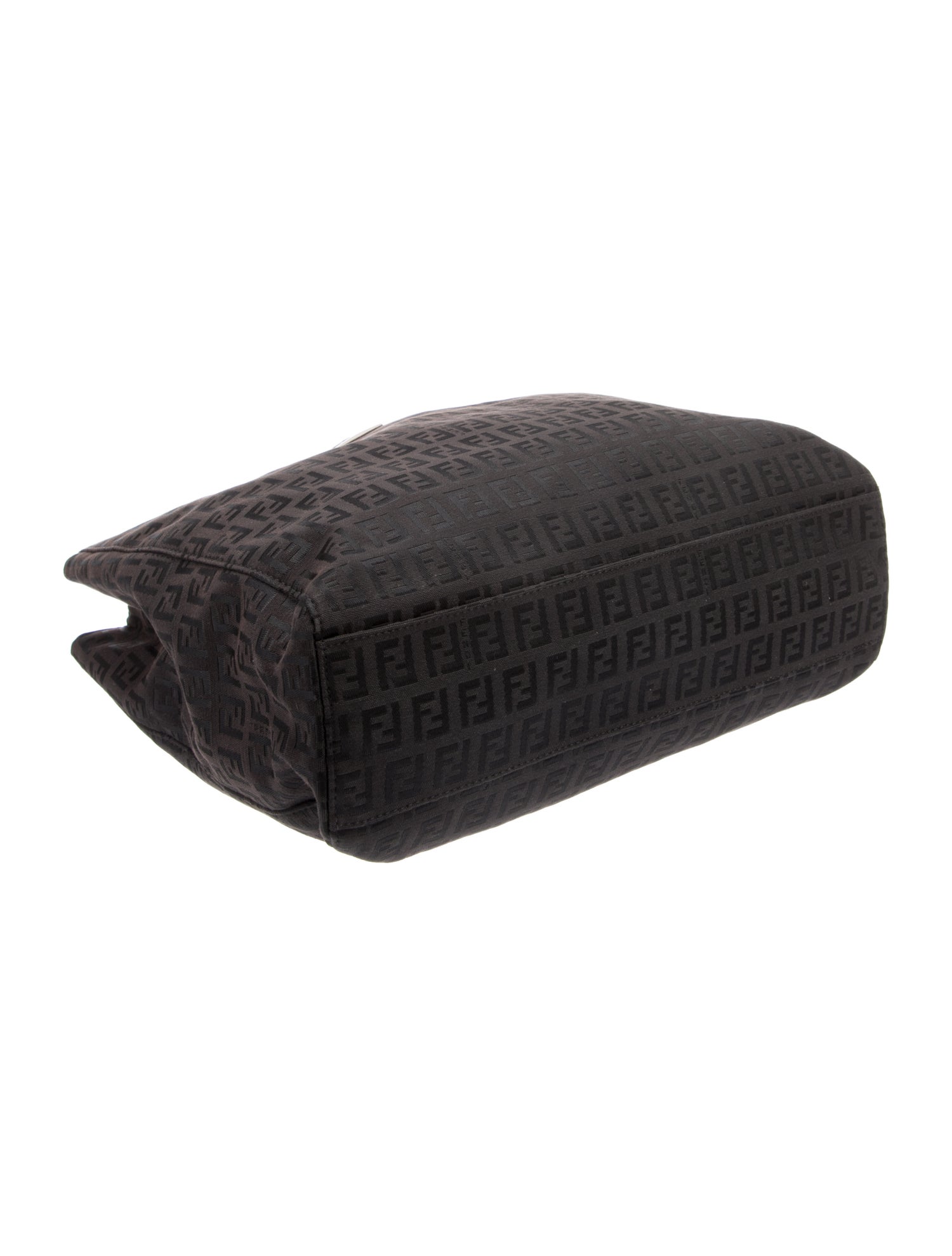 Fendi Zucchino FF Top Handle Bag